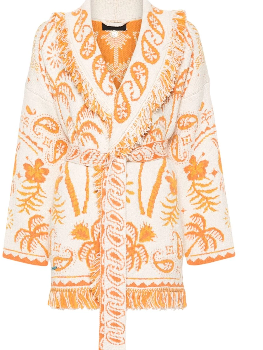 Affordable Lush Women Alanui foulard Nature cardigan 0816